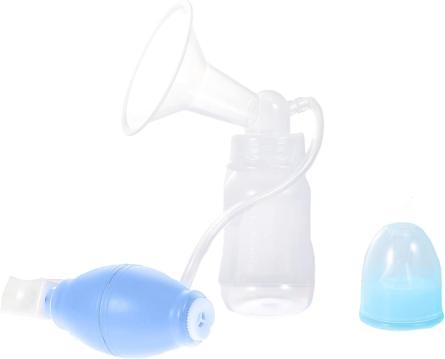 Healifty Manual Hand Pump Breast Milk Container Breastfeeding Tool with Silicone Suction Cup for New Mothers Baby Feeding