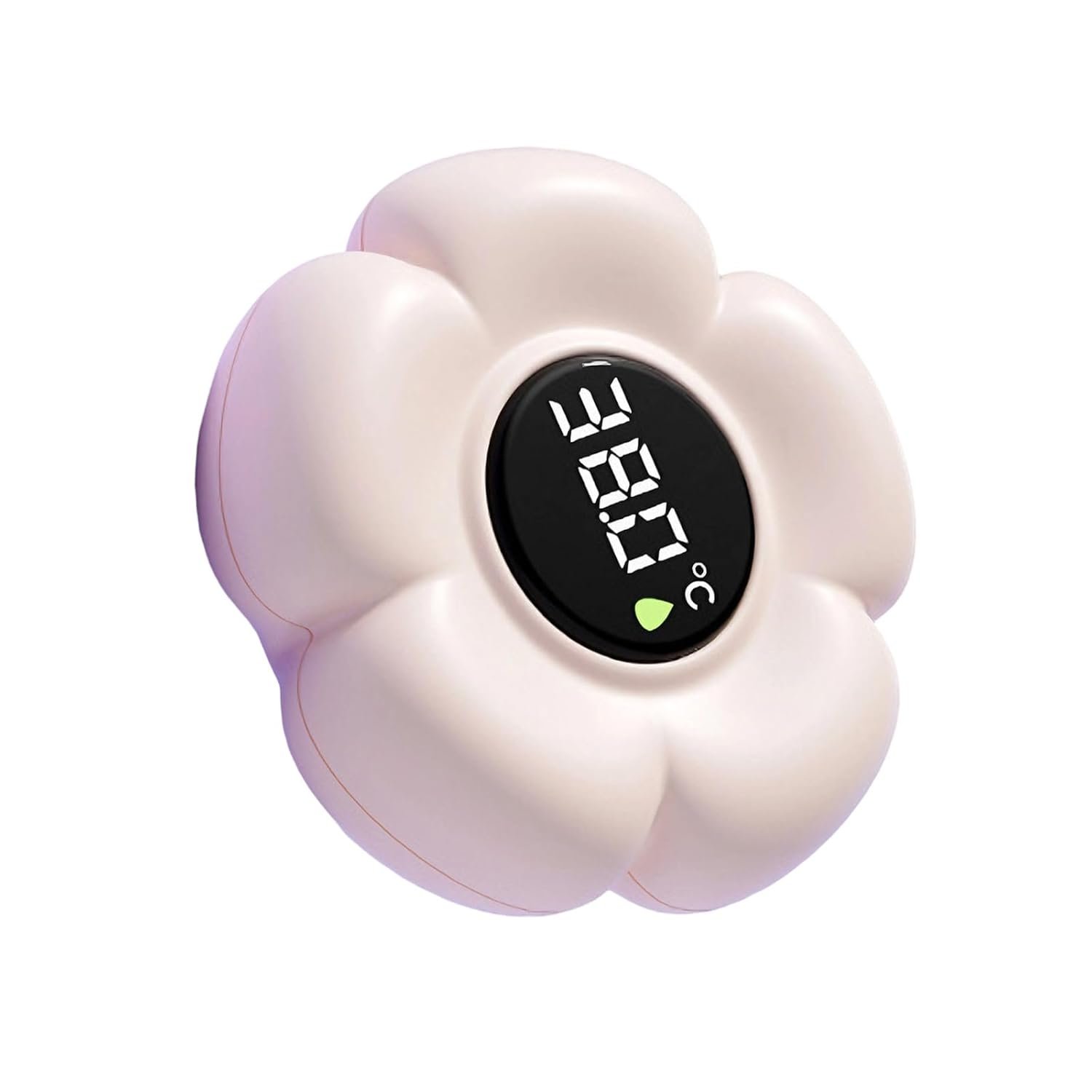 Babies Bath Thermometer with LED Display, Cartoon Flower Shaped Newborn Water Temp Thermometer, Tub Temperature Monitor, Safetys Bath Toy Floating Toy