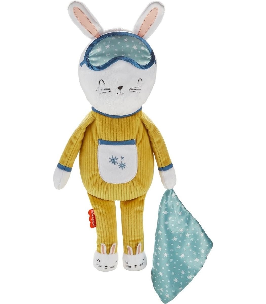 Fisher-Price Little People Toddler Toy Hoppy Dreams Soother & Sleep Trainer Plush Sound Machine with Music & Lights for Kids Ages 18+ Months