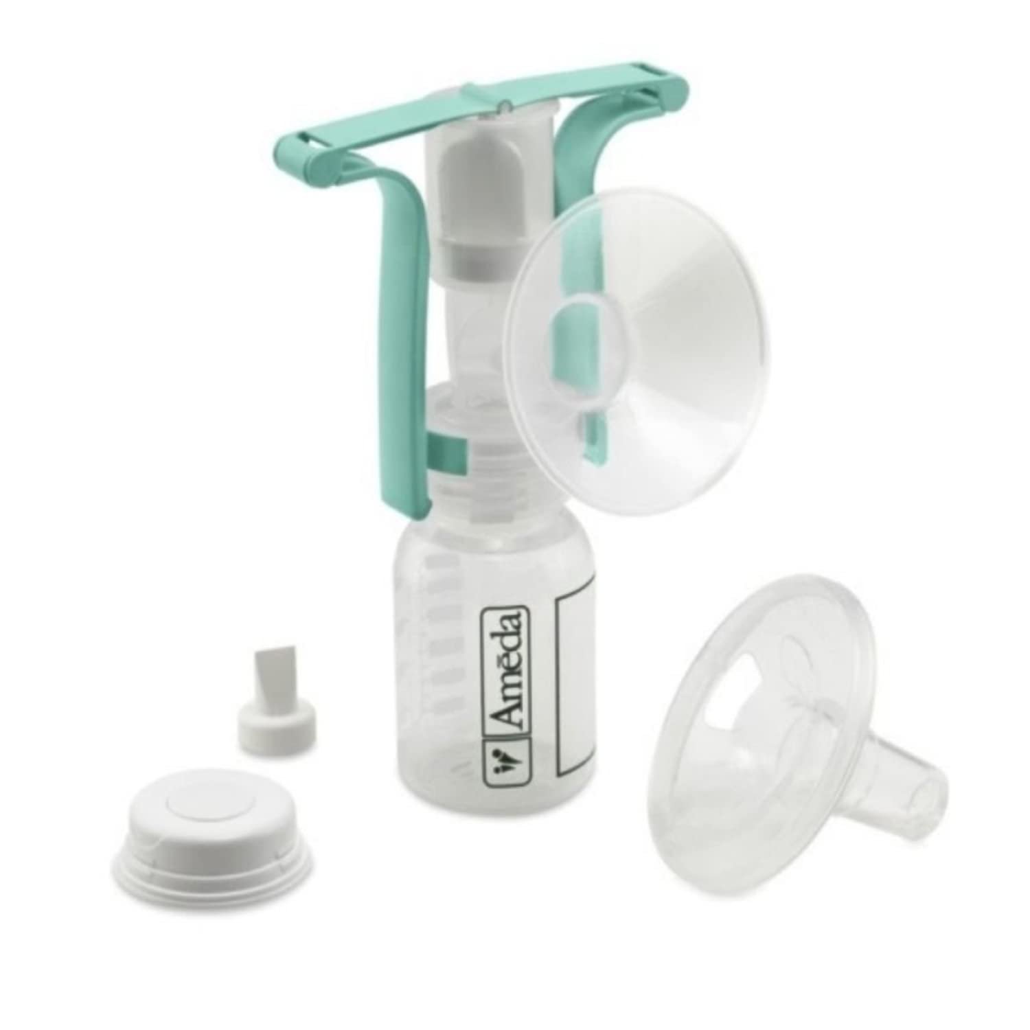 Ameda One-Hand Manual Breast Pump with Flexishield Areola Stimulator
