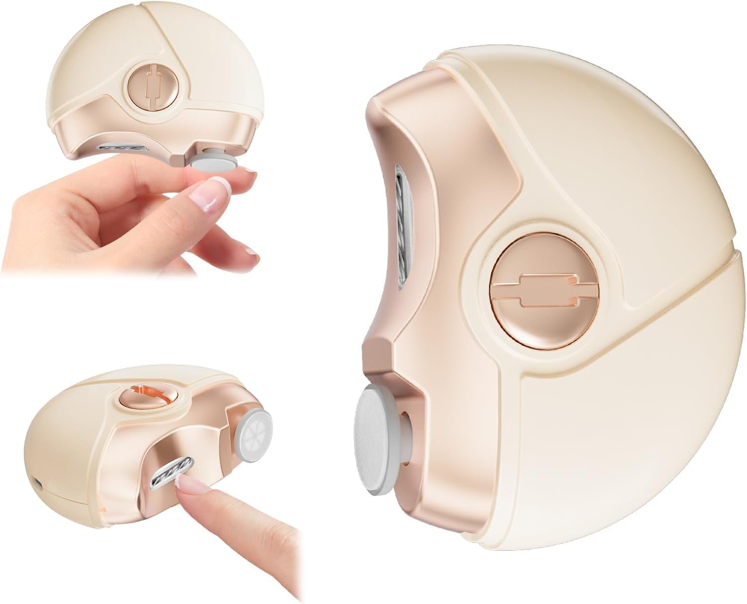 Electric Nail Clipper (Beige)