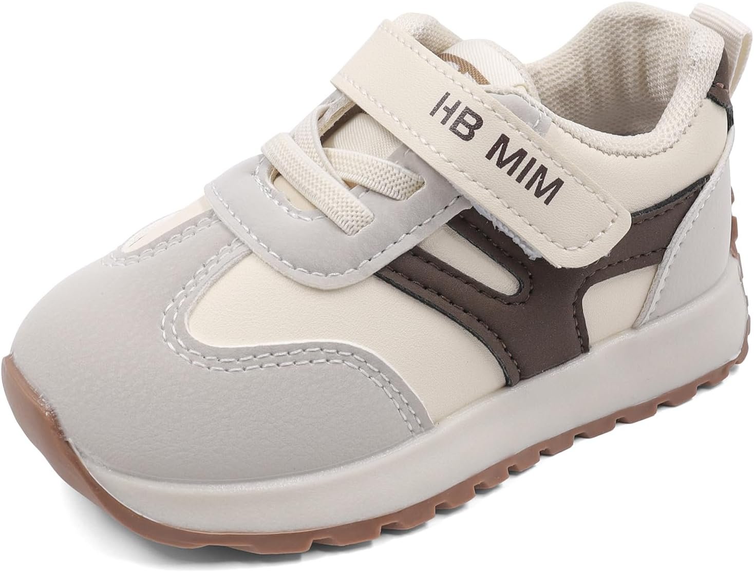 Baby Shoes Boys Girls Wide Toe Box Sneakers Toddler Soft Sole Non-Slip First Walking Shoes Infant Lightweight Barefoot Walking Shoes