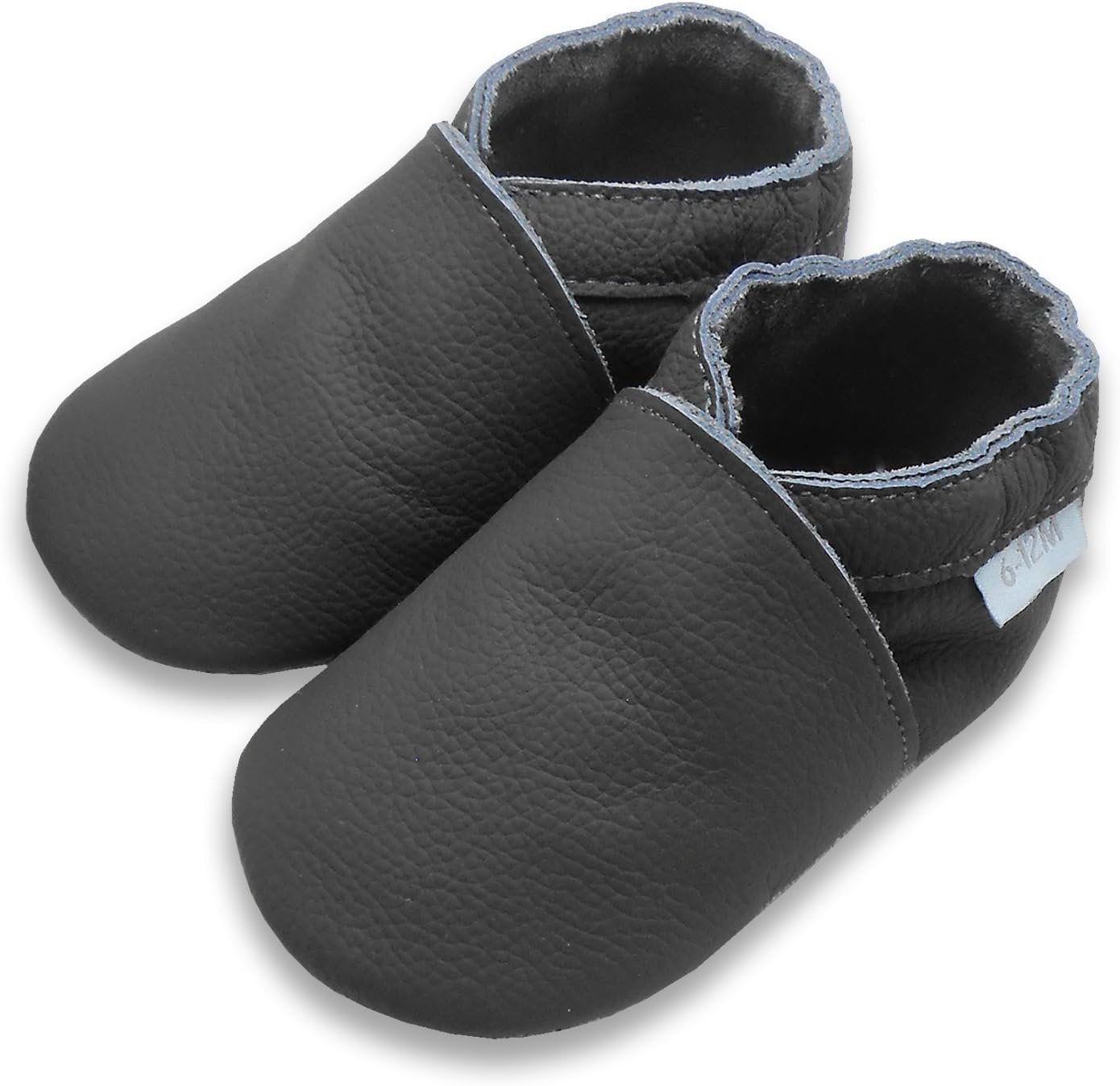 Leather Baby Shoes Boys Girls Moccasins Infant Toddler Slippers Soft Sole Anti-Slip Baby Walking Crib Shoes