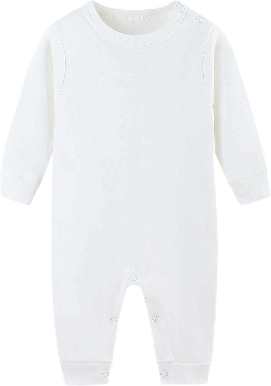 Baby Girl Boy Outfit Infant 100% Cotton Long Sleeve Newborn Romper Unisex Footless Jumpsuit