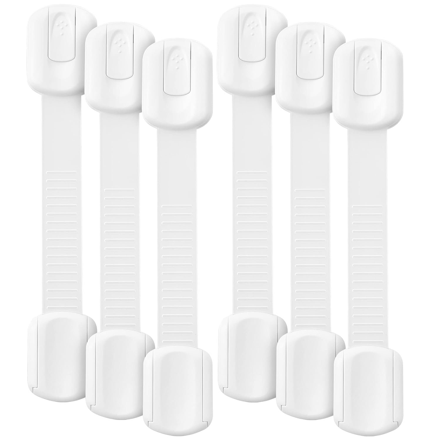 Bates- Child Safety Strap Locks, 6 Pack, Child Proof Cabinet Latches, Child Safety Cabinet Locks, Drawer Locks Baby Proofing, Baby Cabinet Safety Latches, Baby Proof Cabinet Locks