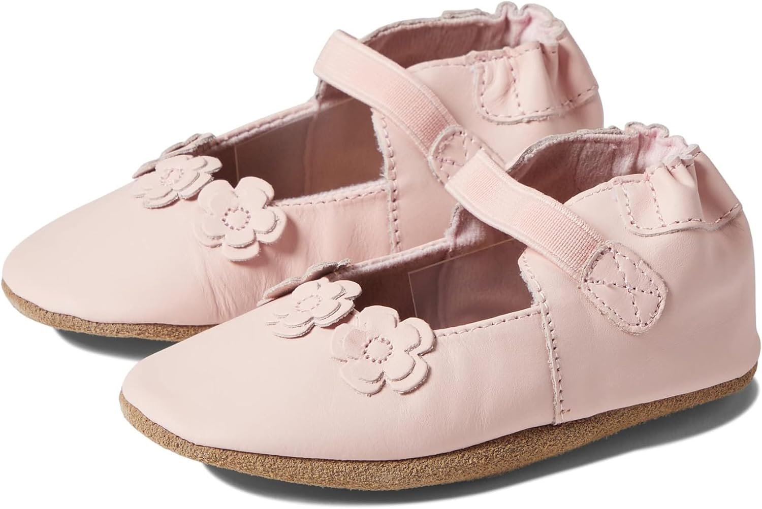 Robeez Baby Girls and Unisex Soft Soles Slip-Resistant Crib Shoes Slippers for Infant and Toddler, 0-24 Months