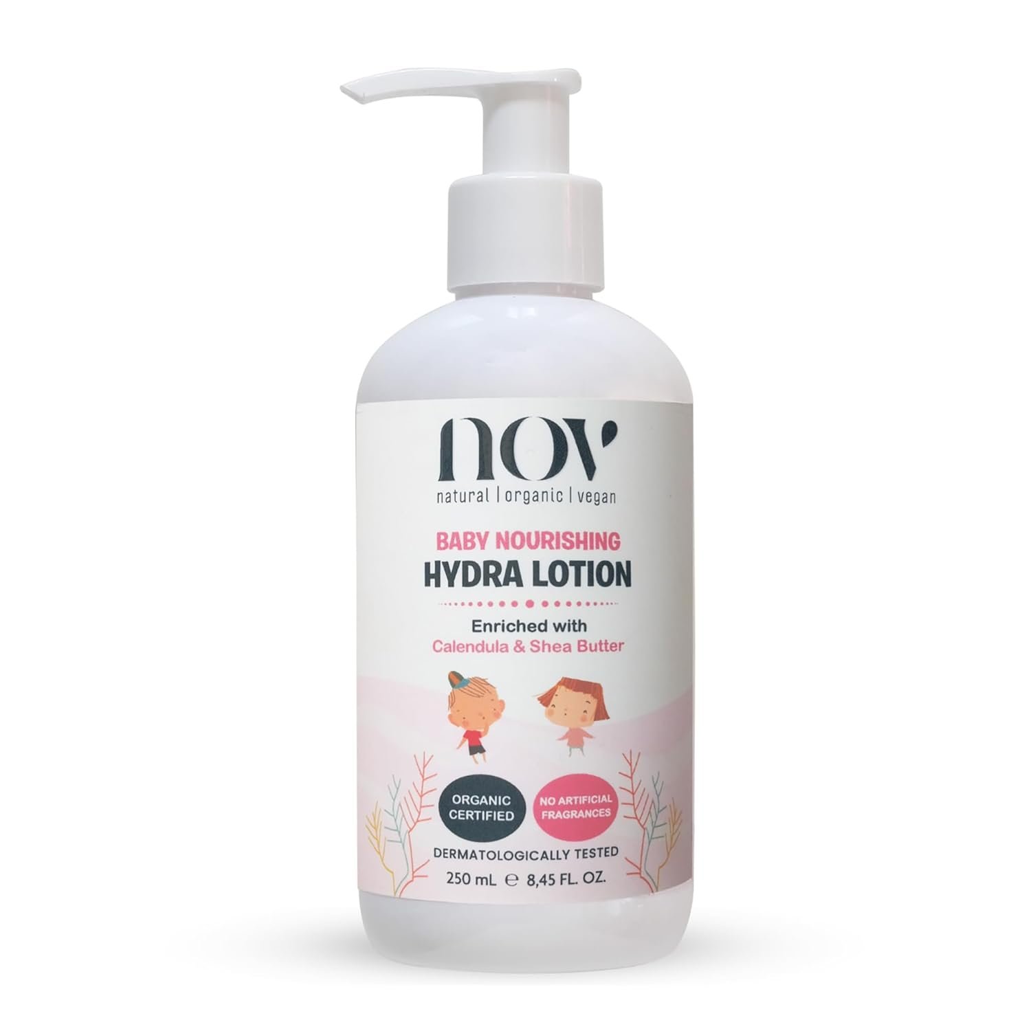 NOV Baby Nourishing Hydra Lotion – Baby Lotion for Newborn to Calm Itchiness and Redness – Newborn Essentials Shea Butter for Sensitive Skin – 8.45 oz