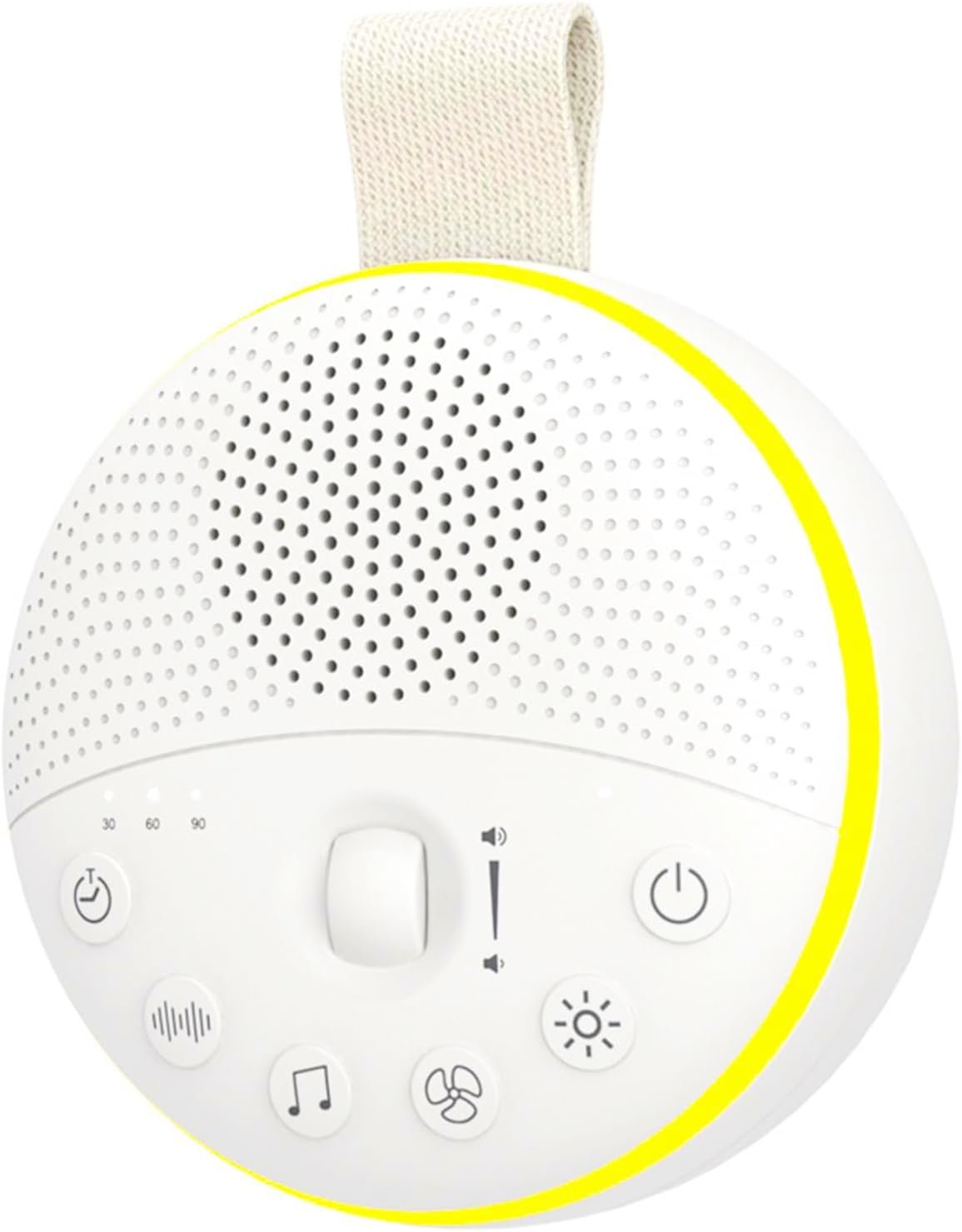 White Noise Machine: Portable Sound Machine with Soft Night Light for Baby & Adults | Sound Machine for Sleep with 3-Timer, 21 Soothing Sounds Nursery Clear and High Sound Quality & Travel Safety Lock