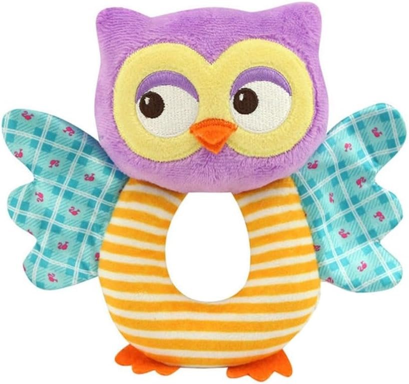 teytoy Owl Soft Rattle Toy for Over 0 Months
