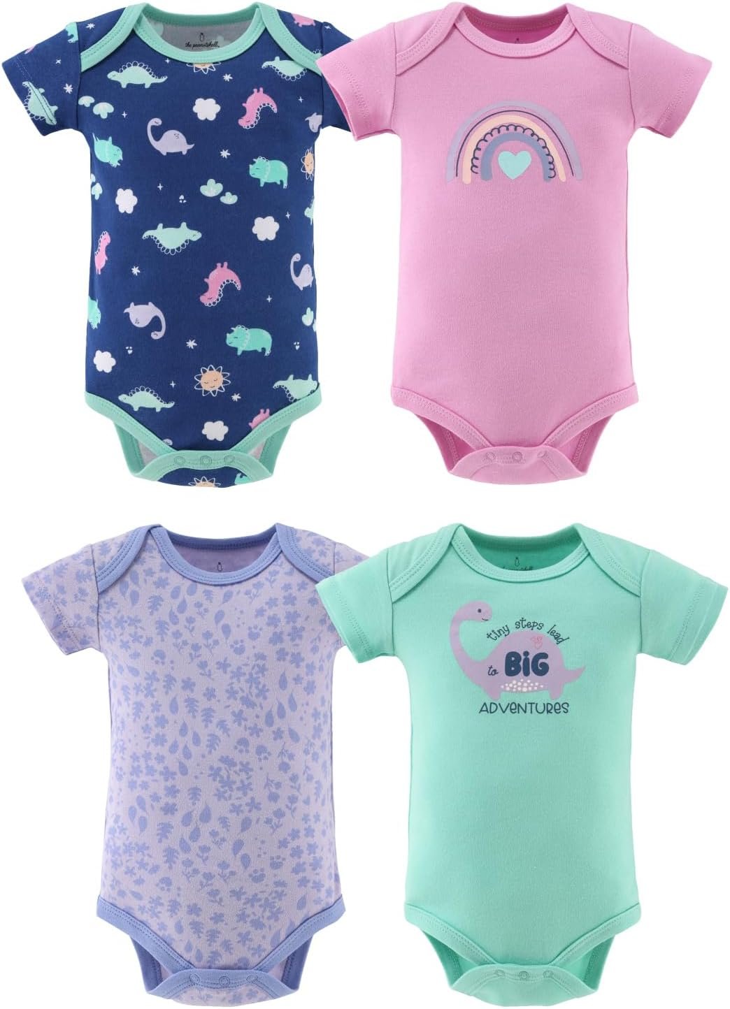 The Peanutshell Baby Girls’ Bodysuits, Baby Girl Clothes, Newborn to 24m Baby Outfits, New Born Babygirl, Infant Clothing Set