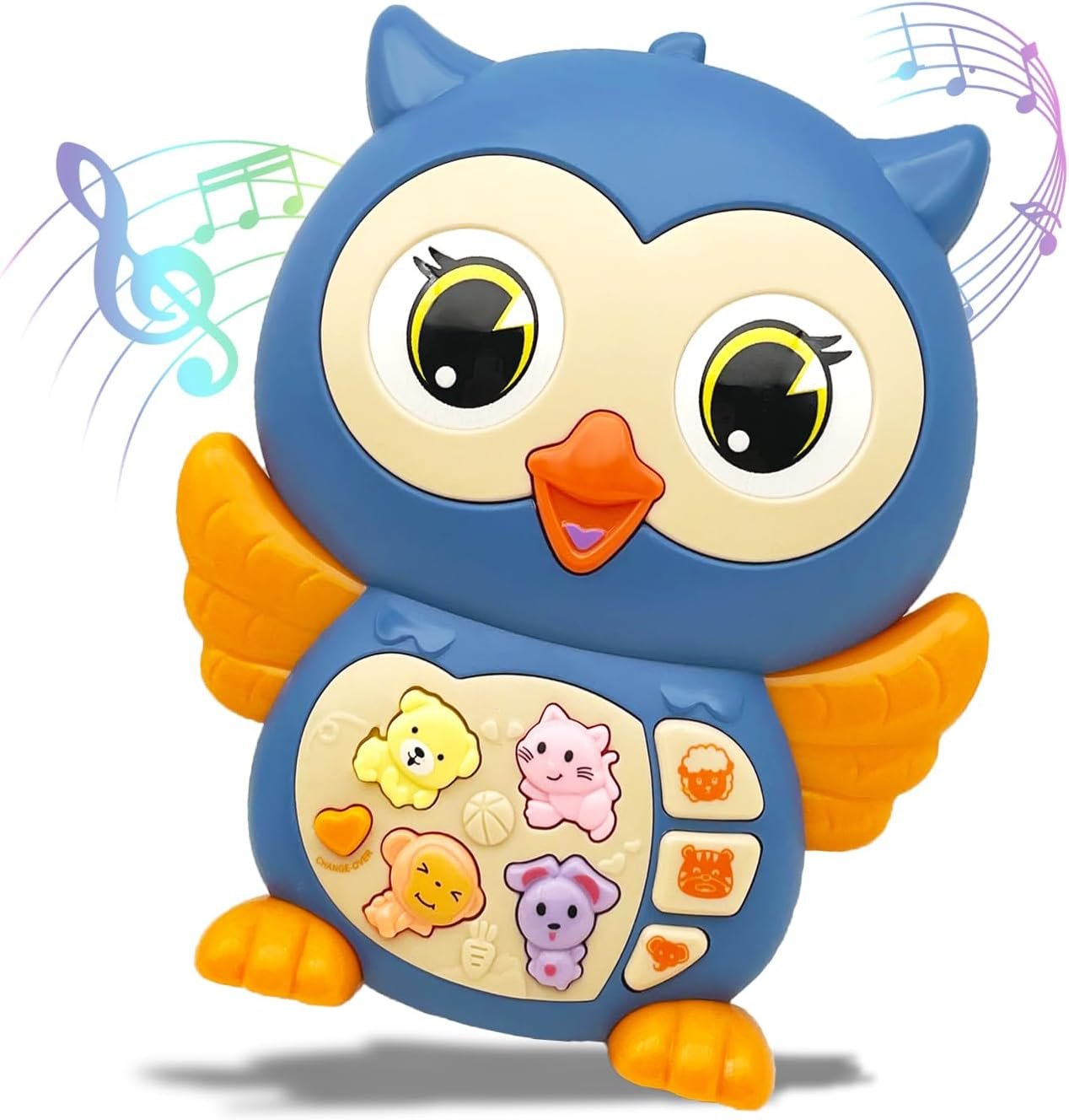 Baby Piano Keyboard Toys 12-18 Month Early Learning Light Up Music Toys Infant Gifts for 1 Year Old Boys Girls (Owl)
