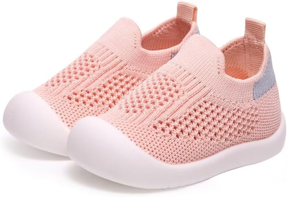 Baby Shoes Boys Girls Breathable Non-Skid Walking Sock Shoes First Walking Shoes With Soft Rubber Sole Infant Toddler Slipper Sneaker