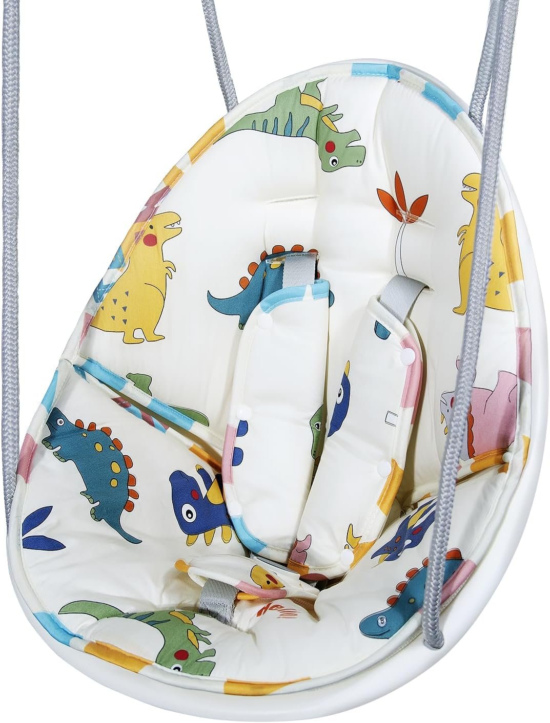 Toddler Swing Cushion – FEISIKE Baby Swing Outdoor Seat Insert Pad Compatible with Coconut Toddler Swing Egg Swing for Toddlers Ages 6-36 Months, Detachable and Washable(Swing Not Included)