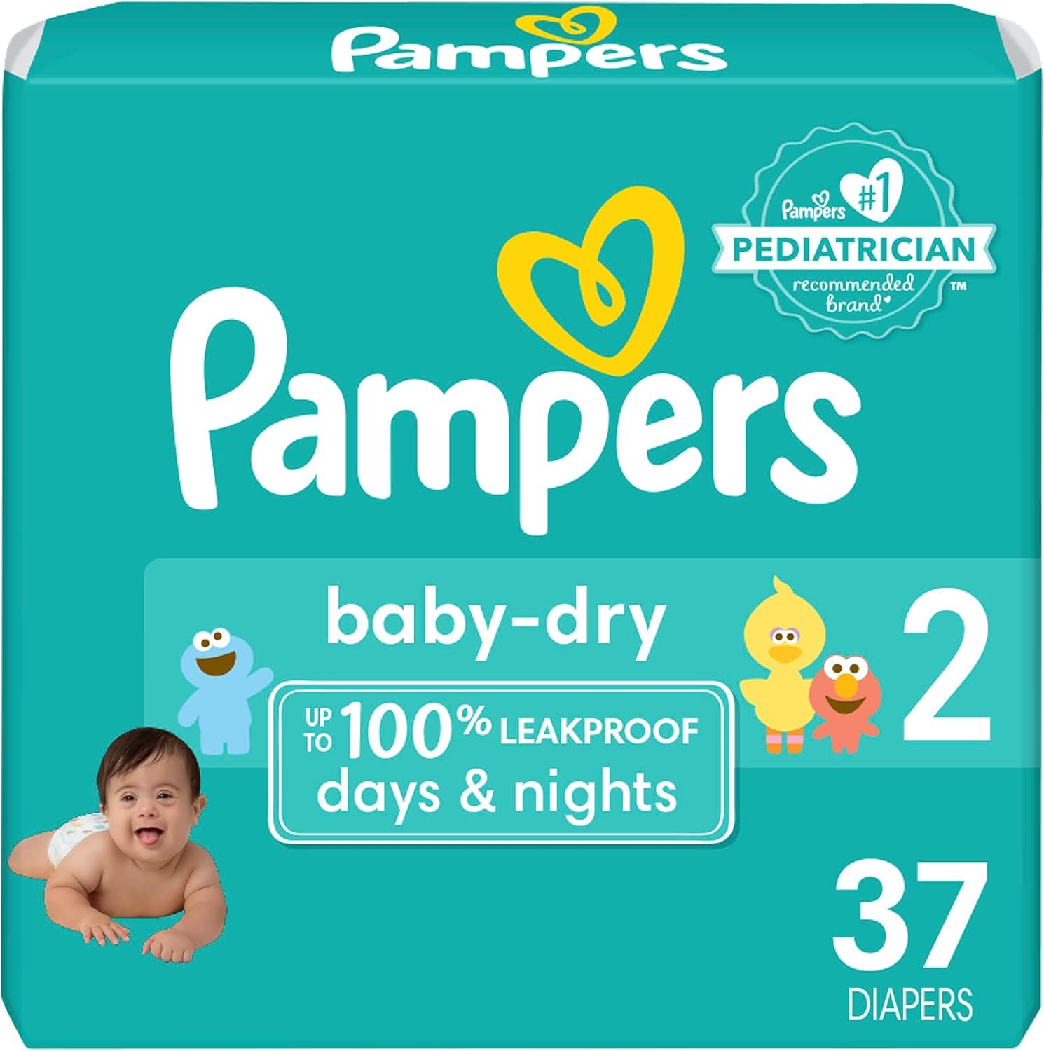 pampers Baby Dry Diaper Size 2 37 ct Old