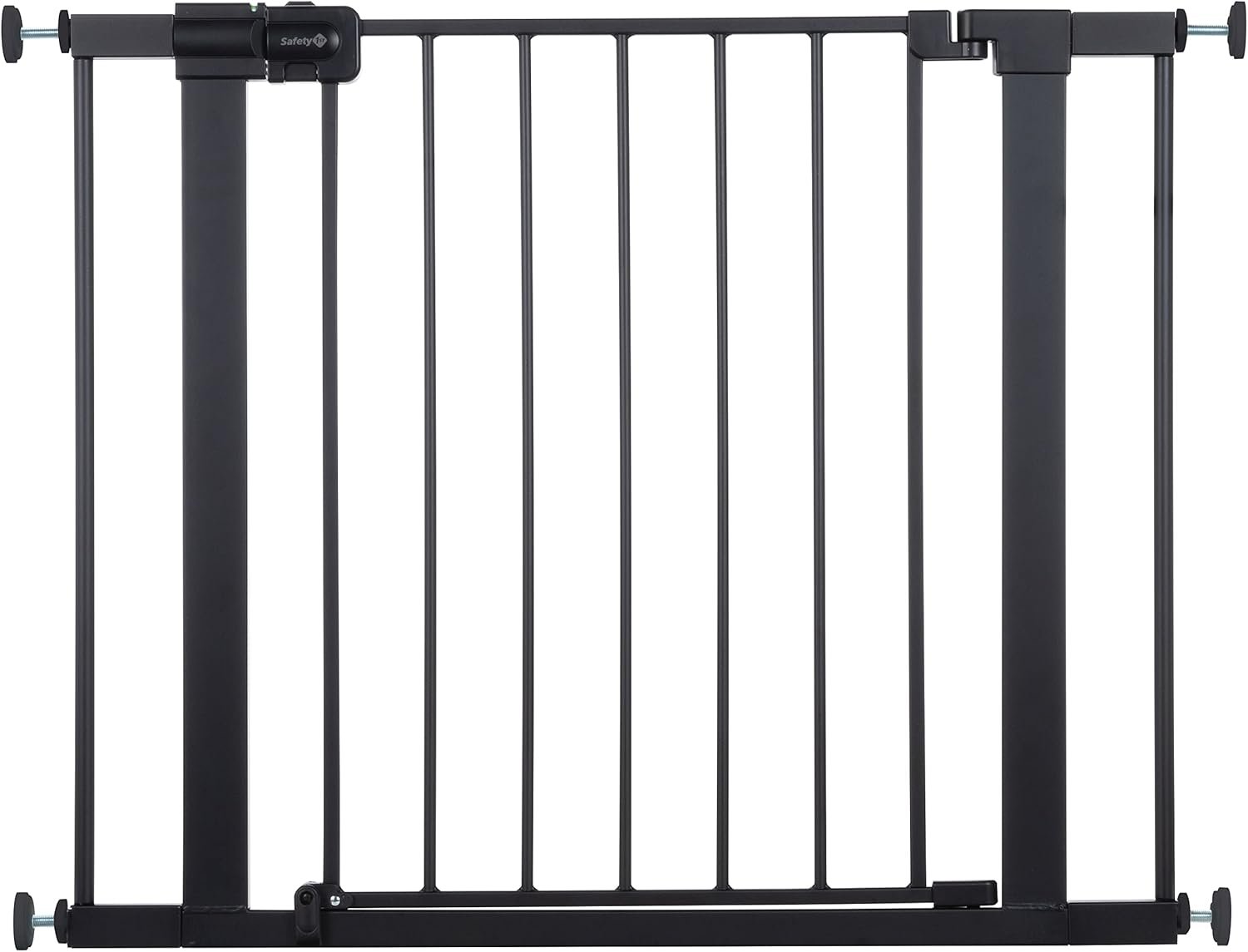 Safety 1st Easy Install 28” Walk Thru Gate, Fits Between 29” and 38”, Black, 1-Pack,(GA105CBLK)