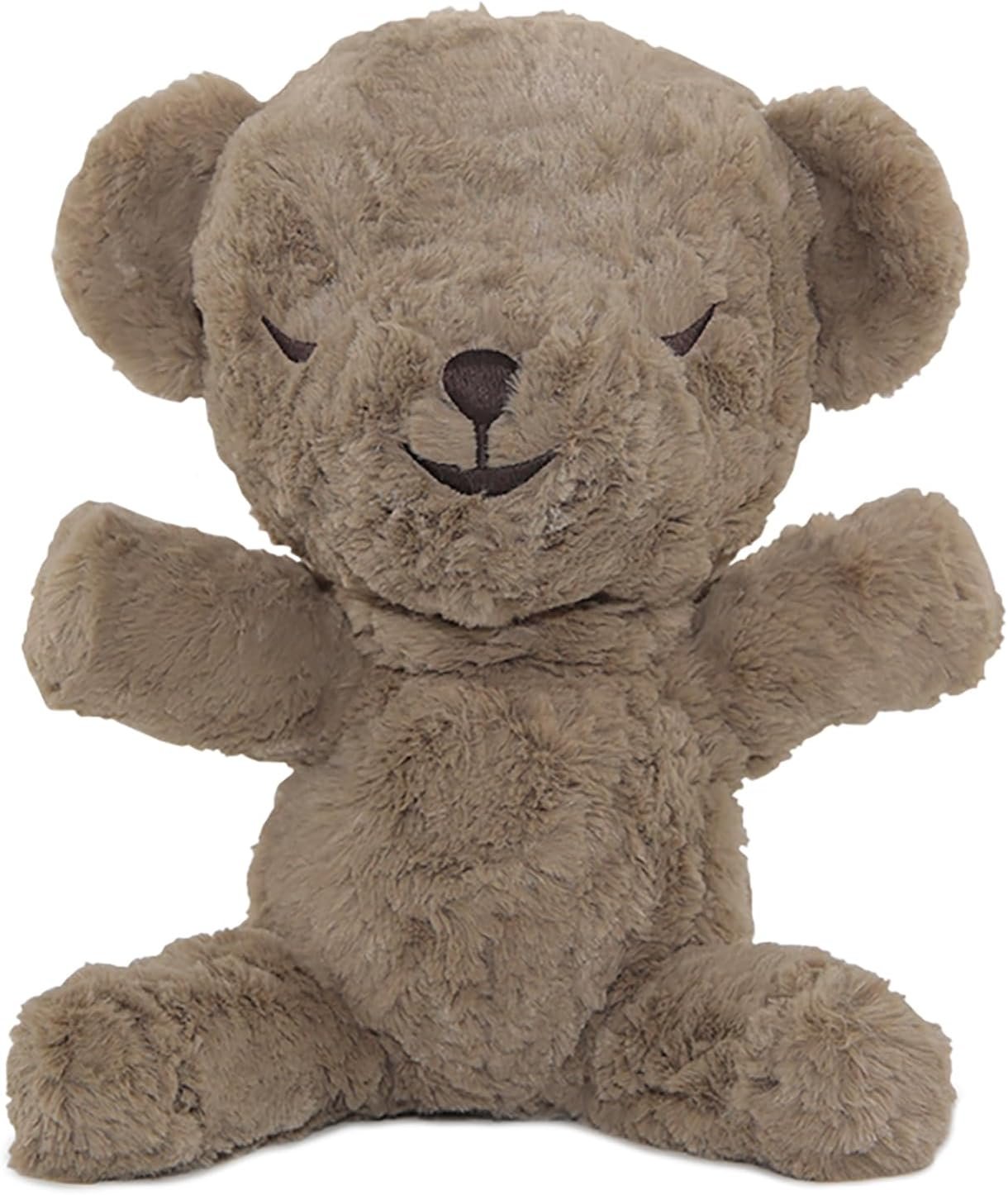 SNOObear White Noise Machine – Cry-Activated Plush Baby Sleep Soother – Cocoa Plush