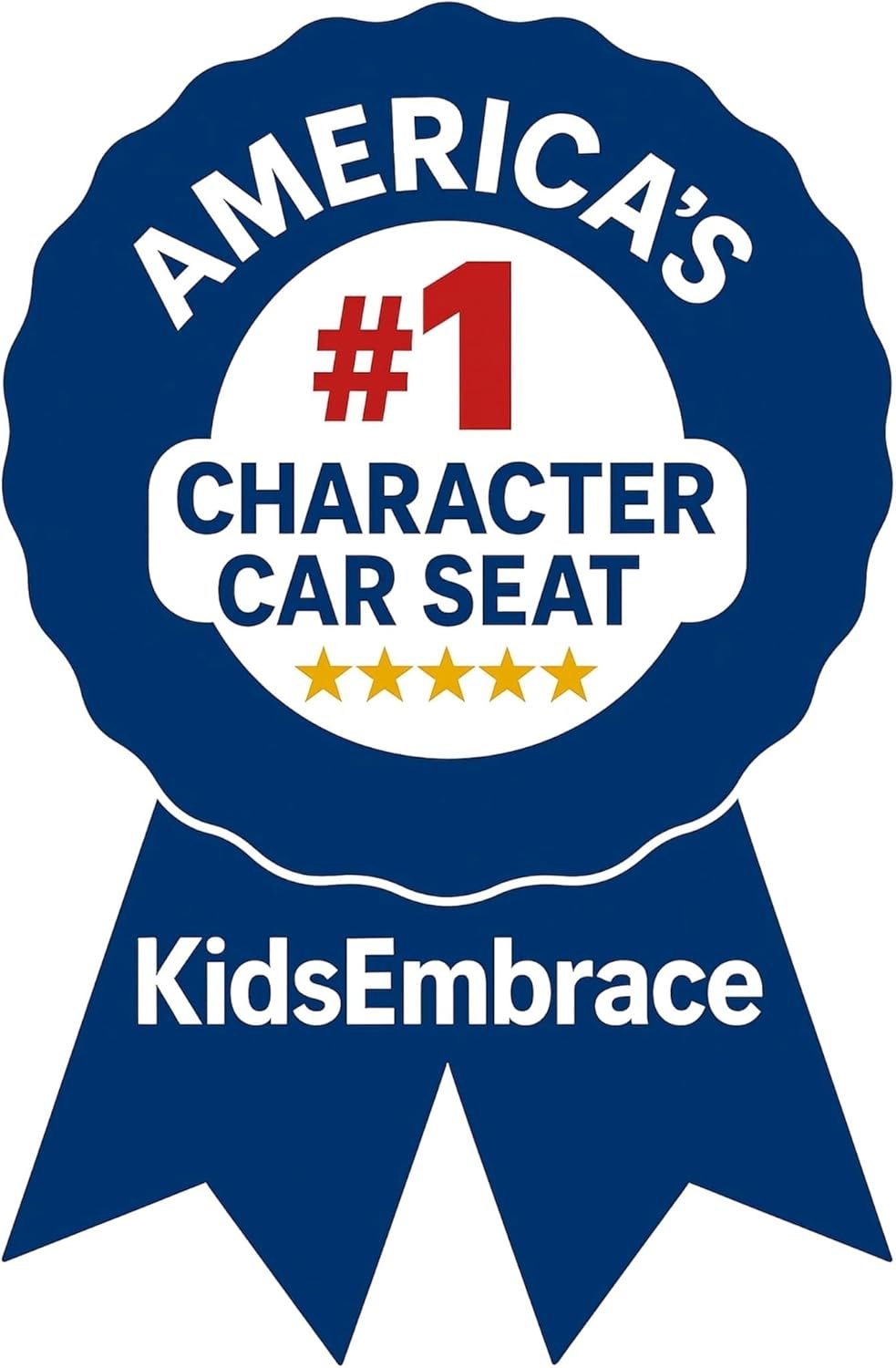 KidsEmbrace 2-in-1 Car Seat | Forward-Facing Harness (26.5–65 lbs) & Booster Mode (40–100 lbs) | Latch | Premium Fit with Multi-Position Headrest, Harness & Recline