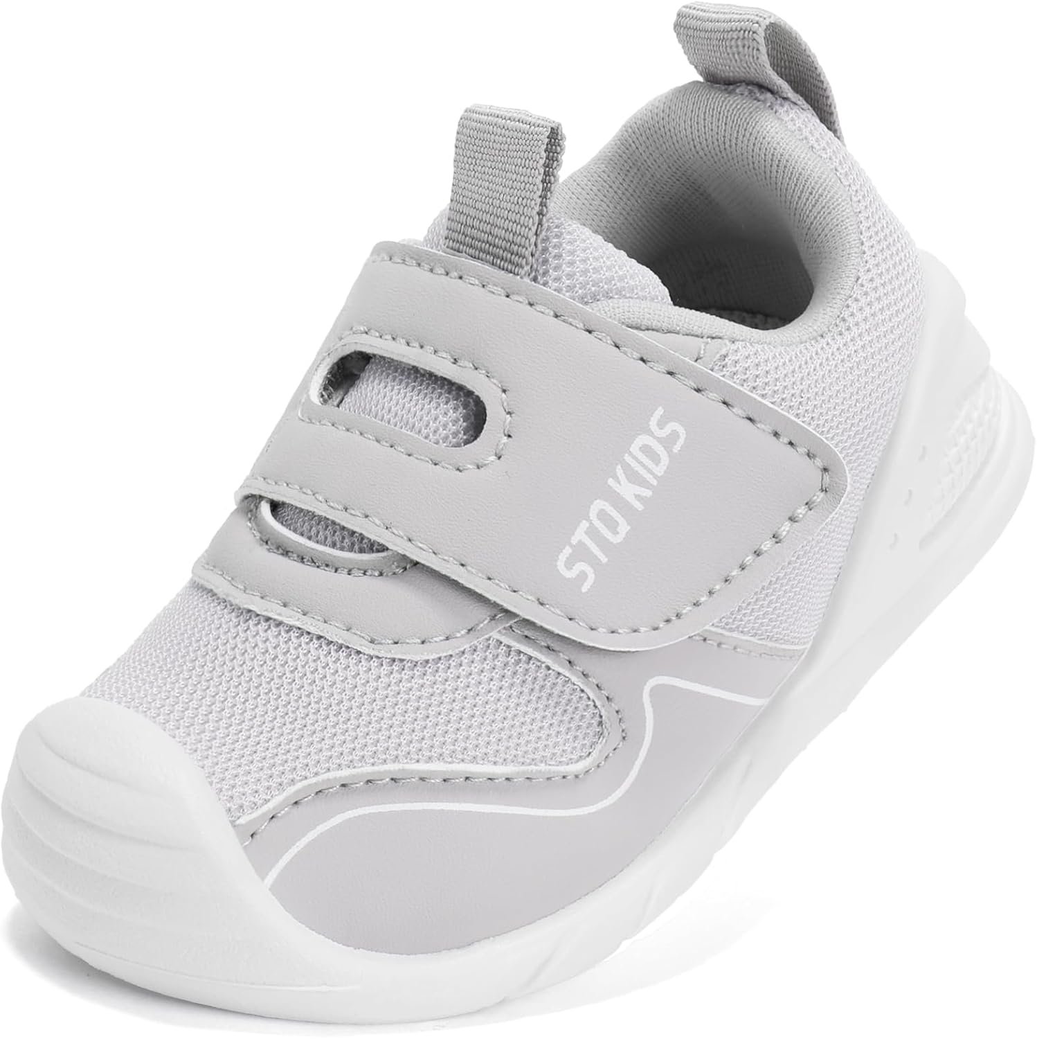 STQ KIDS Baby Barefoot First Walking Shoes with Wide Toe Box Orthopedic Toddler Shoes for 6 12 18 24 Months