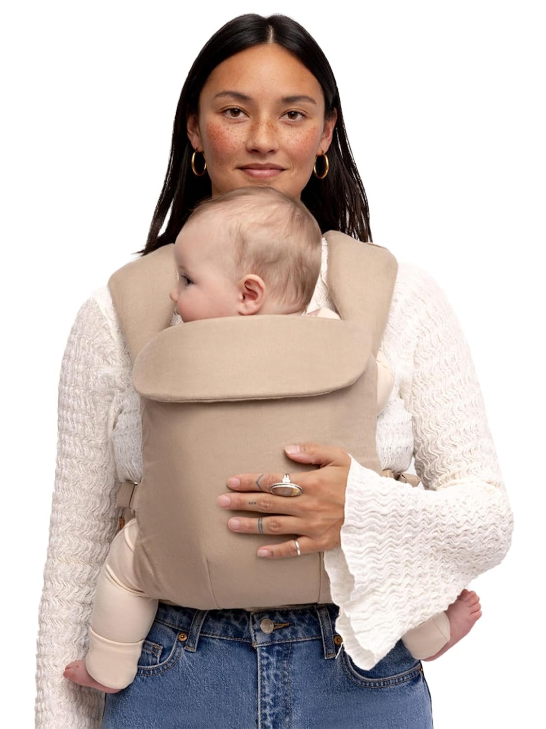 WildBird – Aerial Buckle Carrier – 2-24 Months – Standard (XS-XL) Desert Lark – Front & Back Carry – Cross Straps, Lumbar Support, Headrest, Hip Healthy, Baby Carrier – Baby Essentials – New Mom Gifts