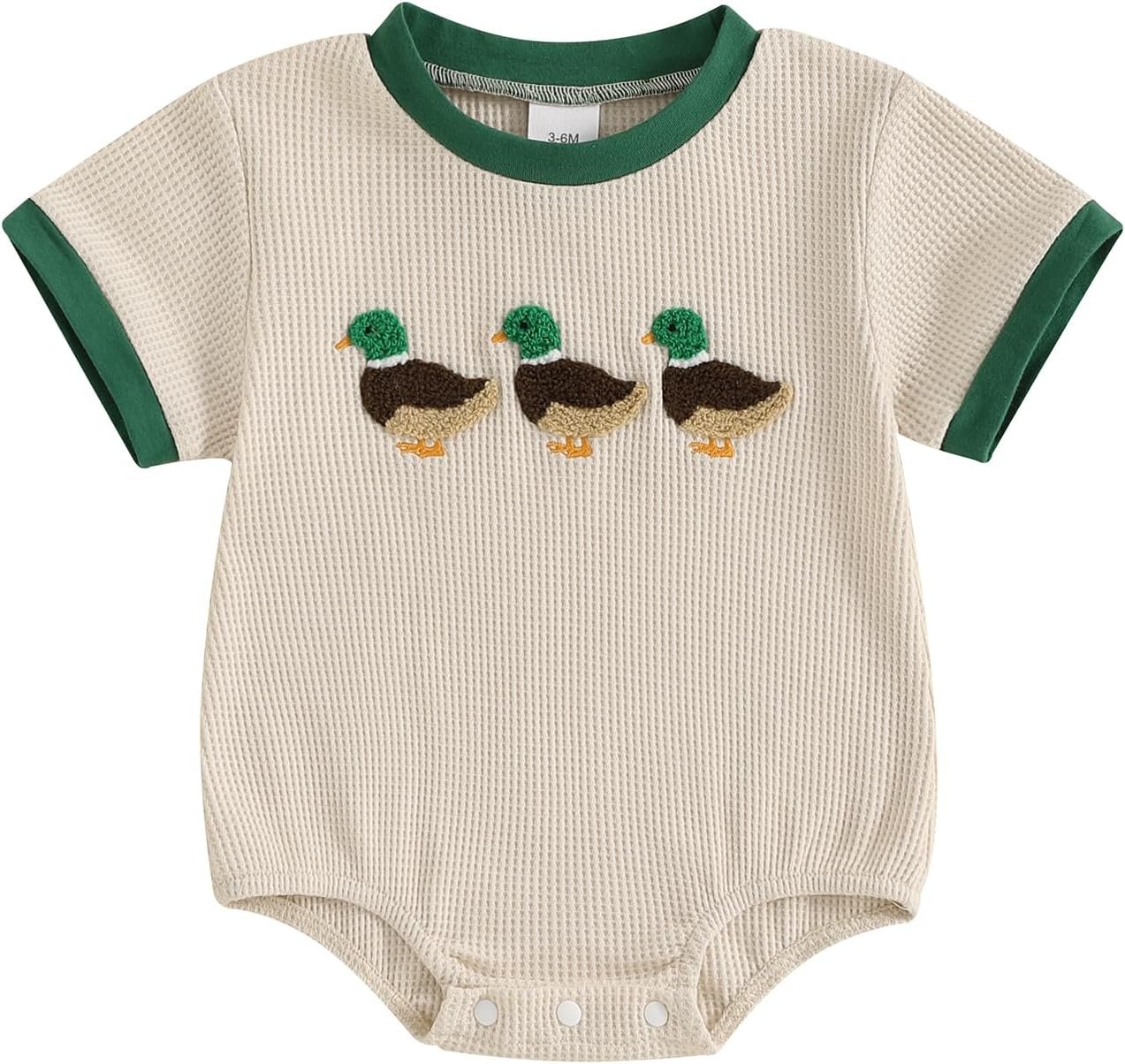 Kavousa Baby Boy Clothes Summer Baby Boy Bubble Romper Short Sleeve Jumpsuit One Piece Outfit Newborn Infant Clothing