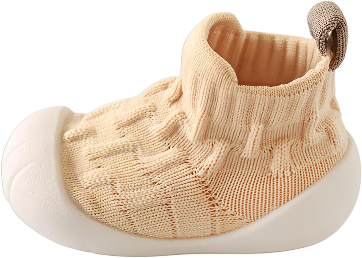 Exegawe Baby First Walking Shoes – Toddler Non-Slip Slippers, Baby Sock Shoes Sneakers, Anti-Collision Toe for 6-24 Months