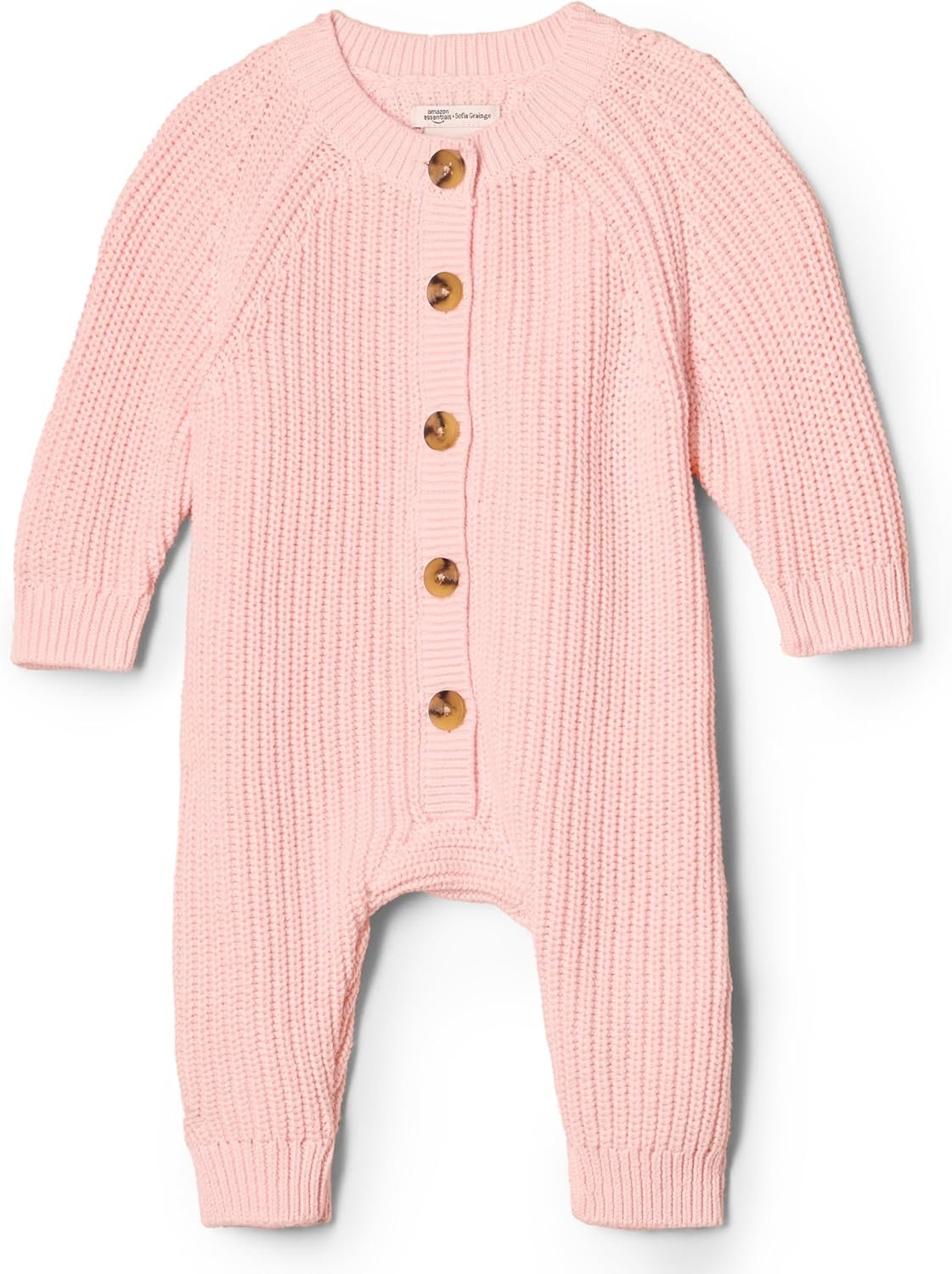 Amazon Essentials x Sofia Grainge Unisex Babies’ Cotton Knit Playsuit