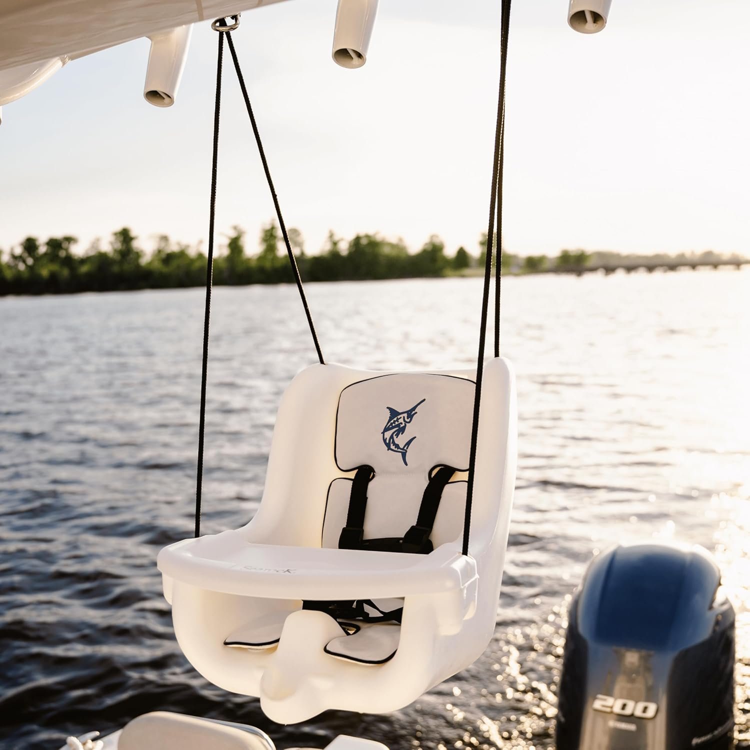SearocK Marine-Grade Baby Swing Seat – Outdoors for Boats, Porches, Swing Sets – Heavy-Duty for Ages 6 Months to 4 Years