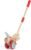 Award Winning Hape Butterfly Wooden Push and Pull Walking Toy, L: 6.3, W: 5.8, H: 22.2 inch, Red