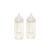 Suavinex Bonhomia Glass Baby Bottle with SX PRO Silicone Nipple, Anti Colic Baby Bottles, Baby Bottles for Breastfed Babies, 2 Pack 8 oz, Beige
