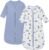 Miracle Baby Long Sleeve Sleep Sack 2-Pack, 100% Cotton Wearable Blanket Baby Sleeping Bag for Newborn Infant Toddler