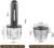 Wireless Electric Food Processor, 4-Cup Portable Food Chopper for Vegetables Meat Garlic, USB Rechargeable Mini Blender with Stainless Steel Blades