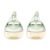 Breast Milk Baby Bottles for Newborn Baby PPSU Anti Colic Infant Bottles Wide Neck Breast-Like Nipple Slow Flow Breastfeeding Toddler Bottles-2pack (2.5oz/pc, Green)