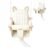 Wooden Hanging Baby Swing with Soft Safety Belt, Cozy Infant Swing Seat for Indoor & Outdoor Use, Adjustable Height, Includes Mounting Hardware – Suitable for Babies & Toddlers(Fox-Themed in Beige)