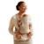 BabyBjörn Baby Carrier Mini, Beige, Woven | Newborn Carrier (7-15 lbs), Ergonomic, Easy-to-Use