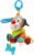Balibazoo Puppy Paul Hanging Baby Toy for 0-24M – Developmental Sensory Activity Toy | Crinkle, Rattle, BPA-Free Silicone Teethers | Clip for Stroller, Car Seat | Soft Plush Newborn Gift