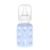 Lifefactory Glass Baby Bottle with Stage 1 Nipple and Protective Silicone Sleeve Blanket 4 Oz