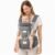6 in 1 Hip Carrier for Baby – Easy to Wear Ergonomic Front Facing Baby Carrier with Hip Seat for 7–50 lbs – Baby Harness with Back Support, Breathable & Adjustable for Comfortable Travel – Grey