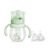POTATO Glass Baby Bottles, Anti-Colic Breastfeeding Bottles with Medium Flow Nipple, Suitable for Babies 3-6 Months, 2 Replaceable Nipples, 6 oz, Green