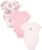 Little Me Clothes for Baby Girls’ 3-Pack 100% Cotton Bodysuits with Full Snap Closures, Baby Essentials