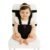 Portable Baby Chair Strap – Travel Dining Seat Cover for Babies & Toddlers | Portable Baby Chair for Travel | Compact, Foldable Baby Seat Cover – Black