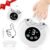2-in-1 Electric Nail Clipper, Baby Nail Clipper with File & 3 Speed Gears, Baby Nail Trimmer Electric with LED Light & Storage Box, Automatic Nail Clippers for Baby, Adult, Seniors (White)