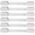 Vmaisi Multi-Use Adhesive Strap Locks for Baby Proofing Cabinets & Drawers, No-Drill Child Safety Latches for Fridge, Toilet, Oven, 6 Pack