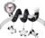 LiKee Spiral Car Seat Toys for Babies 0-6 Months, Black High Contrast Plush Hanging Baby Stroller Toys, Crib & Carseat Sensory Activity for Newborn, Ages 0+ Years 6-12 Month Infants Boy Girl Gifts
