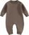 Newborn Baby Boy Girl Fleece Romper Jumpsuit Solid Color Long Sleeve Thick Sweater Onesie Warm Winter Outfit Clothes