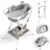 Baby Bathtub with Stand, 2-in-1 Collapsible Bath Tubs for Newborn to Toddler, Infant Bathtub with Folding Stand, Portable Bathtub for Baby Including Soft Cushion, Storage Pad