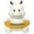 Baby Bath Thermometer, White Cow Baby Bath Thermometers, Floating Animal Toy Fun Thermometer for Bathtub
