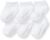Burt’s Bees Baby Baby Girls’ Ankle Socks with Non-Slip Grips (6-Pack)