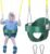 DECORLIFE Toddler Swing, Baby Swing Outdoor –High Back Full Bucket Swing Set, 330lb Capacity, Safety Design, Plastic-Coated Chains and Quick-Snap Carabiners for Backyard, Playground
