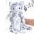 Love By Emi 4 in 1 Baby Lullaby Sleep Soother Toy – Stuffed Animal Sound Machine & Pacifier Holder | Heartbeat White Noise & Music | Plush White Tiger Lovey Sleep Aid Security Blanket (0-3 Years)