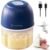Mini Food Processor Cordless, 250ml Small Garlic Chopper 1 Cup, Battery USB Rechargeable Electric Food Chopper Wireless, Portable Vegetable Meat Blender Kitchen Mixer for Onion, Salad, Baby Food(Blue)